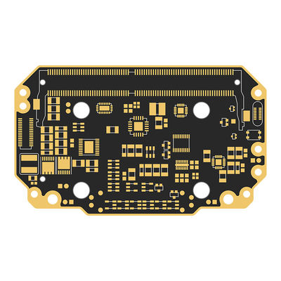 Bom preço. PCB de velocidade FR4 de tela de seda branca com tratamento de ouro duro 5U para produção SMT on-line